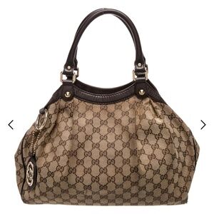 GUCCI Monogram Canvas Bag